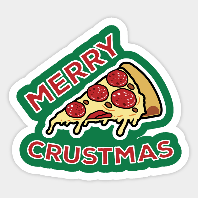 Merry Crustmas Sticker by RobinBobbinStore